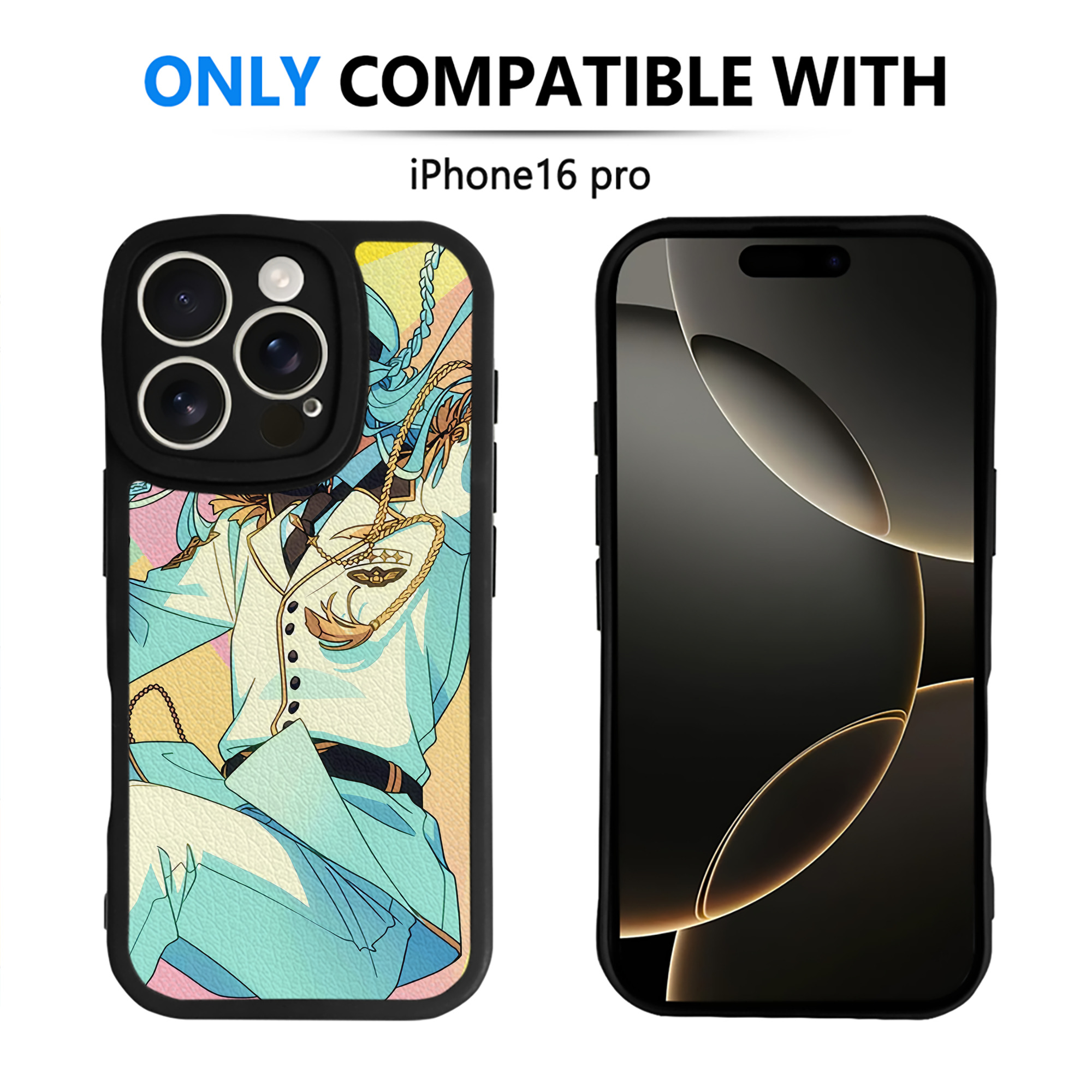 （画像用） あんさんぶるスターズ! Ensemble Stars 【iPhone 16シリーズ対応】シリコンスマホケース（レザー調） 材質：シリコン